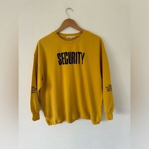 Sanfu Security Purpose World Tour Brooklyn NY,Crewneck Sweatshirt,Size Small